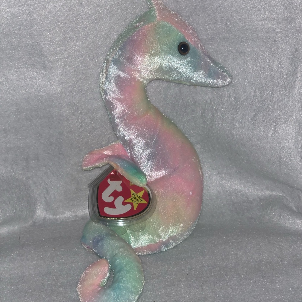 Ty Beanie Baby Neon 🌈 Seahorse